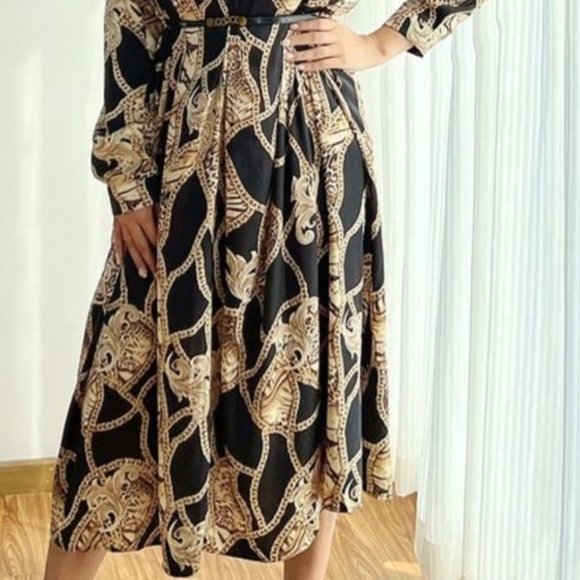 Printed Women's Dresses Size S, M, L - Picture 2 of 2